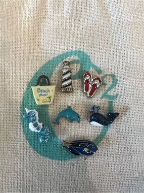 Origami Owl Beach Charm Set